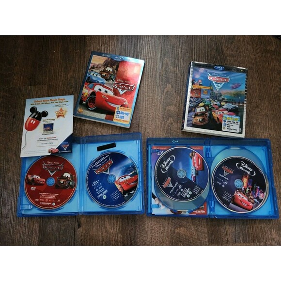 Collectors Disney Pixar Cars Lenticular & Combo Bluray DVD Lot - Picture 4 of 5